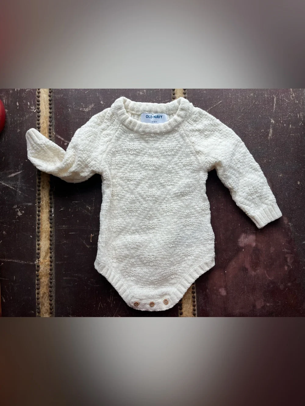 Beautiful & soft baby onesie sweater